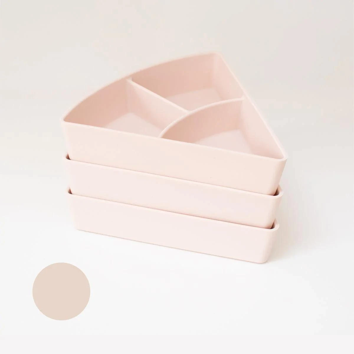 Shell Pink Storage Inserts For PlayTray 3 Shell Pink Storage Inserts For PlayTray