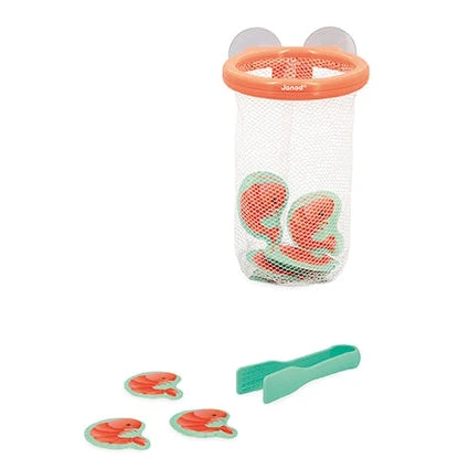 Janod Shrimp Catcher Bath Toy 3 Janod Shrimp Catcher Bath Toy