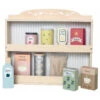 Jabadabado Groceries Shelf - Wooden Play Food For Roleplaying -Little Dutch Store JaBaDaBaDo Jabadabado Groceries Shelf Wooden Play Food for Roleplaying