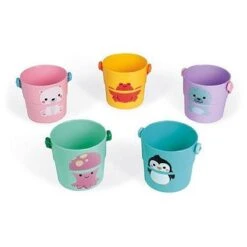 Janod 5 Activities Buckets Bath Toy 16 Janod 5 Activities Buckets Bath Toy -Little Dutch Store Janod 5 Activities Buckets Bath Toy 6