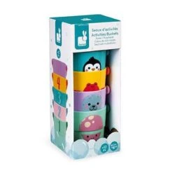 Janod 5 Activities Buckets Bath Toy 19 Janod 5 Activities Buckets Bath Toy -Little Dutch Store Janod 5 Activities Buckets Bath Toy 9