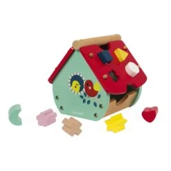 Janod Baby Forest House Shape Sorter -Little Dutch Store Janod Baby Forest House Shape Sorter 3