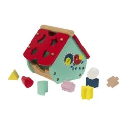 Janod Baby Forest House Shape Sorter -Little Dutch Store Janod Baby Forest House Shape Sorter 4