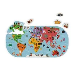 Janod Bath Explorers Map Puzzle 14 Janod Bath Explorers Map Puzzle -Little Dutch Store Janod Bath Explorers Map Puzzle 3