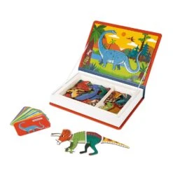 Janod Dinosaur Magneti'Book Education Travel Game -Little Dutch Store Janod Dinosaur MagnetiBook Education Travel Game 40 Magnets 3