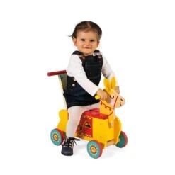 Janod Llama Ride-On -Little Dutch Store Janod Llama Ride On Ride On Toys 4