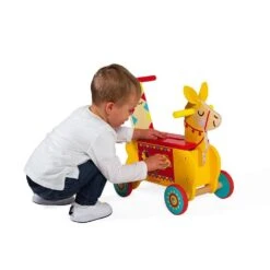 Janod Llama Ride-On -Little Dutch Store Janod Llama Ride On Ride On Toys 6
