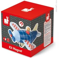 Janod Magnetic Airplane -Little Dutch Store Janod Magnetic Airplane Magnet Toys 3