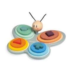 Janod Sweet Cocoon Butterfly Shape Sorter -Little Dutch Store Janod Sweet Cocoon Butterfly Shape Sorter Shape Sorters 3