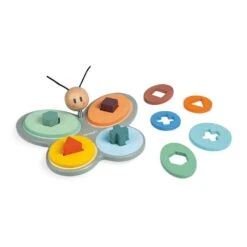 Janod Sweet Cocoon Butterfly Shape Sorter -Little Dutch Store Janod Sweet Cocoon Butterfly Shape Sorter Shape Sorters 4