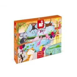 Janod Tactile 20 Piece Puzzle - A Day At The Zoo -Little Dutch Store Janod Tactile 20 Piece Puzzle A Day At The Zoo 6