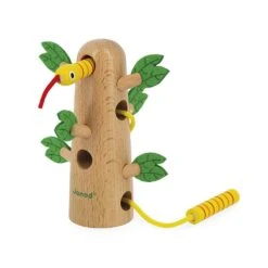 Janod Tropik Tropical Lace Up Tree - Lacing Game -Little Dutch Store Janod Tropik Tropical Lace Up Tree Lacing Game 2