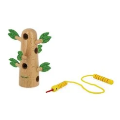 Janod Tropik Tropical Lace Up Tree - Lacing Game -Little Dutch Store Janod Tropik Tropical Lace Up Tree Lacing Game 3