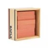 Kapla 40 Coloured Wooden Construction Blocks In A Square Box - Pink -Little Dutch Store Kapla Kapla 40 Coloured Wooden Construction Blocks in a Square Box Pink Wooden Blocks