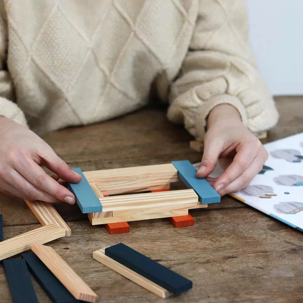 Kapla Owl Case - The New Guided Wooden Block Construction Game 8 Kapla Owl Case - The New Guided Wooden Block Construction Game - Image 6