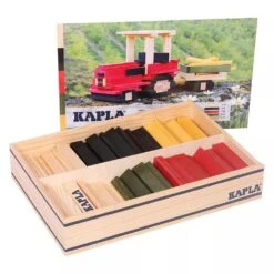 Kapla Tractor Case - The New Guided Wooden Block Construction Game -Little Dutch Store Kapla Tractor Case The New Guided Wooden Block Construction Game Wooden Blocks 2