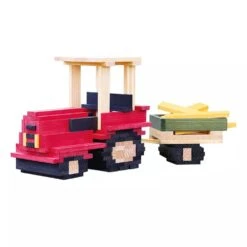 Kapla Tractor Case - The New Guided Wooden Block Construction Game -Little Dutch Store Kapla Tractor Case The New Guided Wooden Block Construction Game Wooden Blocks 4