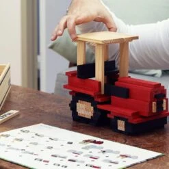 Kapla Tractor Case - The New Guided Wooden Block Construction Game -Little Dutch Store Kapla Tractor Case The New Guided Wooden Block Construction Game Wooden Blocks 6