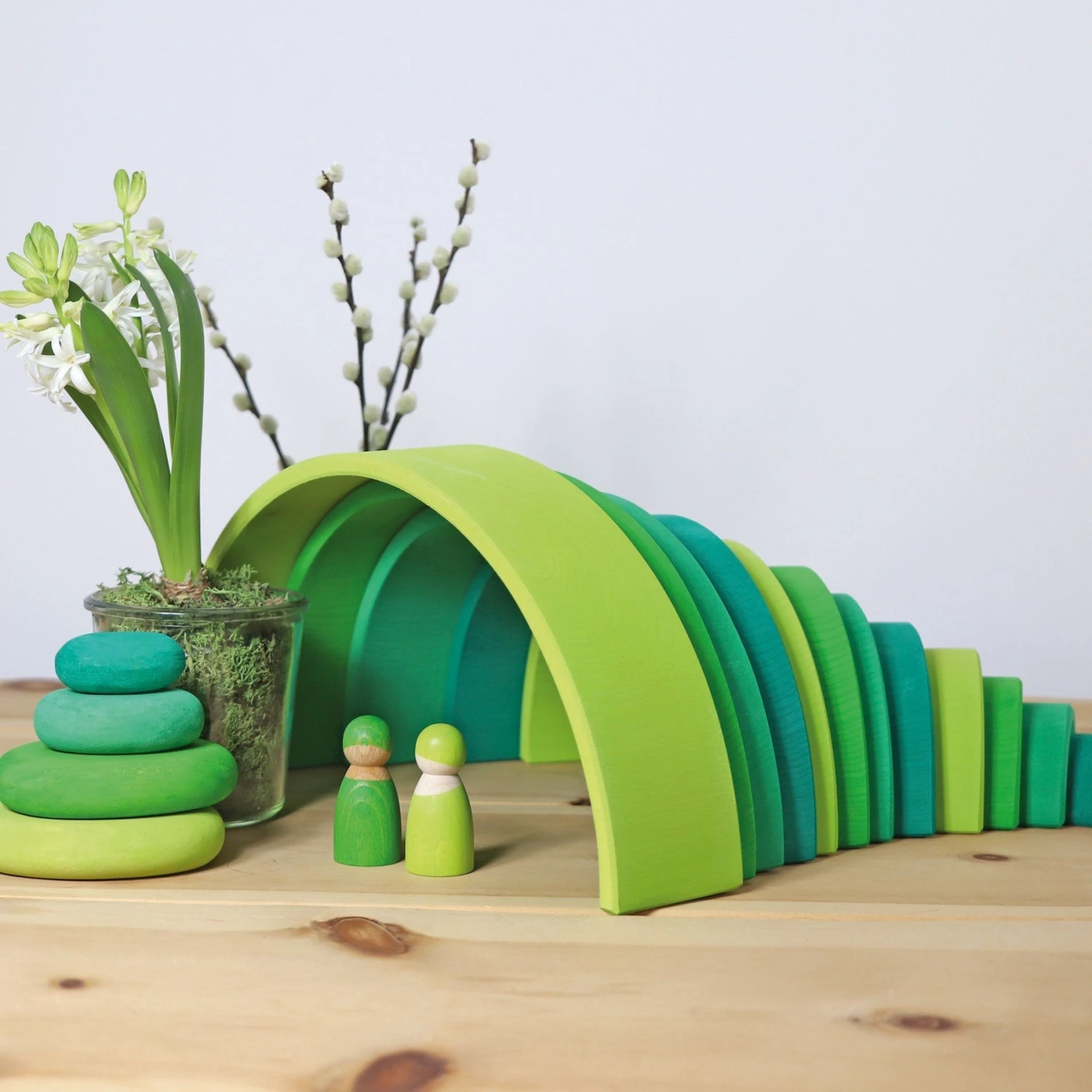 Large Rainbow Meadow Green 7 Large Rainbow Meadow Green - Image 5