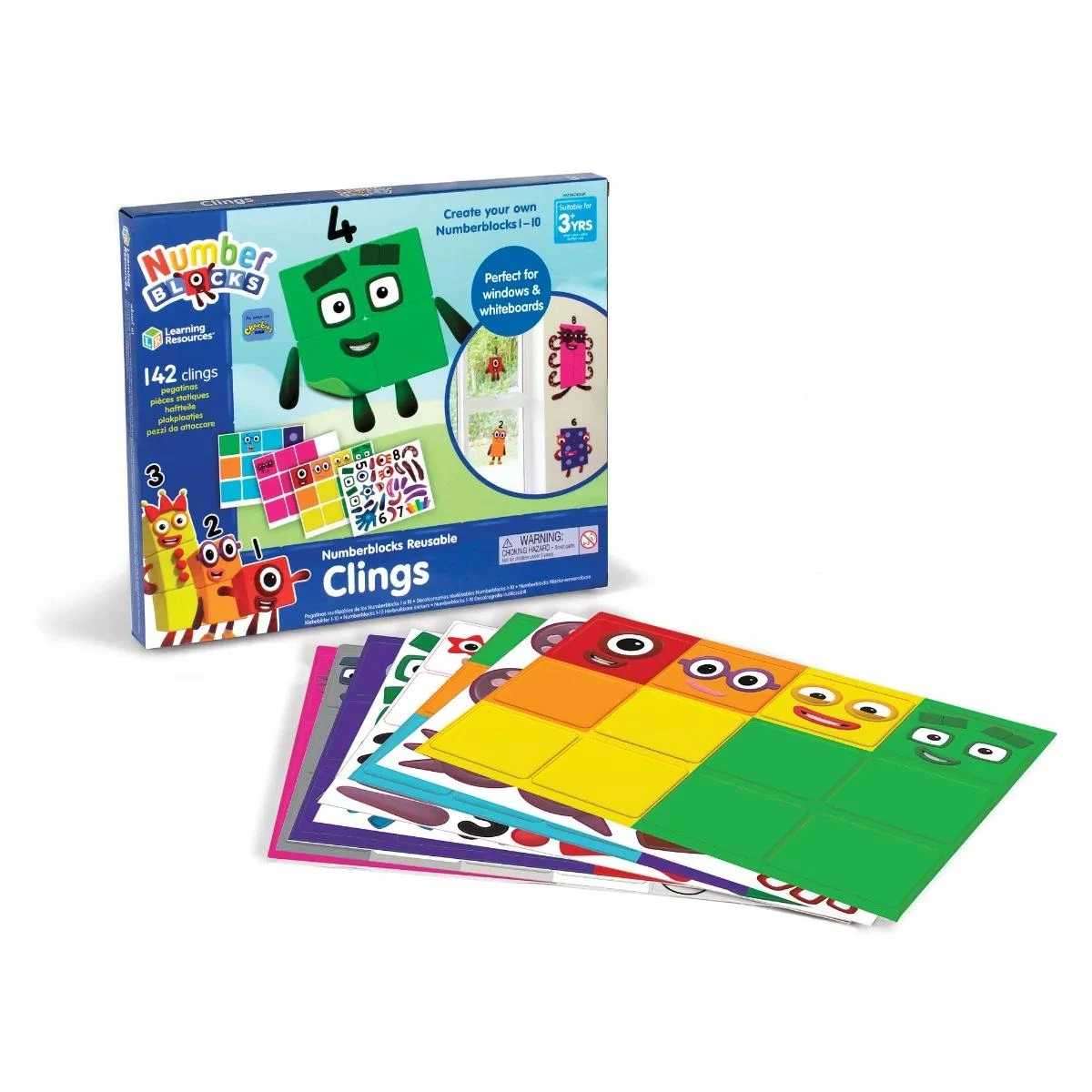 Learning Resources Numberblocks Reusable Clings 9 Learning Resources Numberblocks Reusable Clings - Image 7