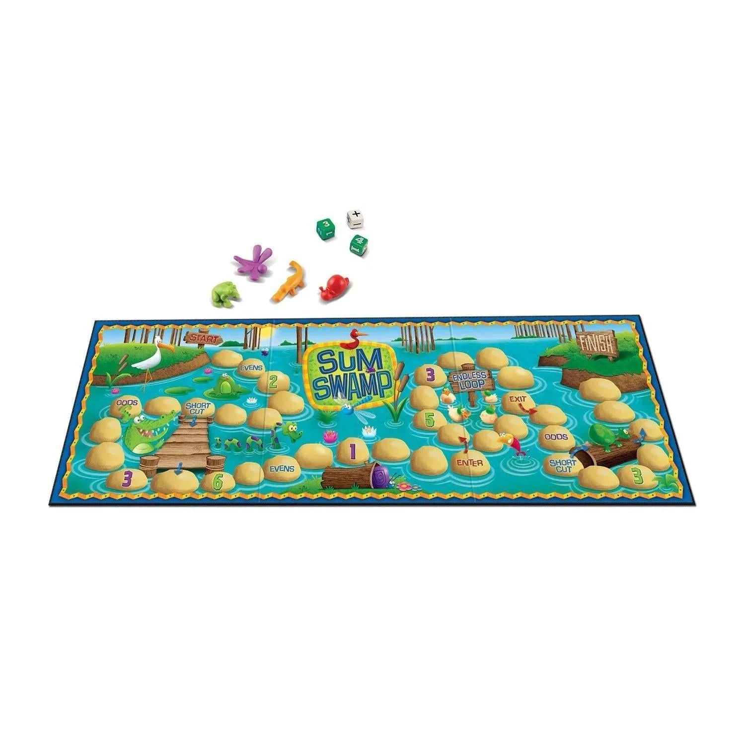 Learning Resources Sum Swamp™ Addition & Subtraction Game 4 Learning Resources Sum Swamp™ Addition & Subtraction Game - Image 2