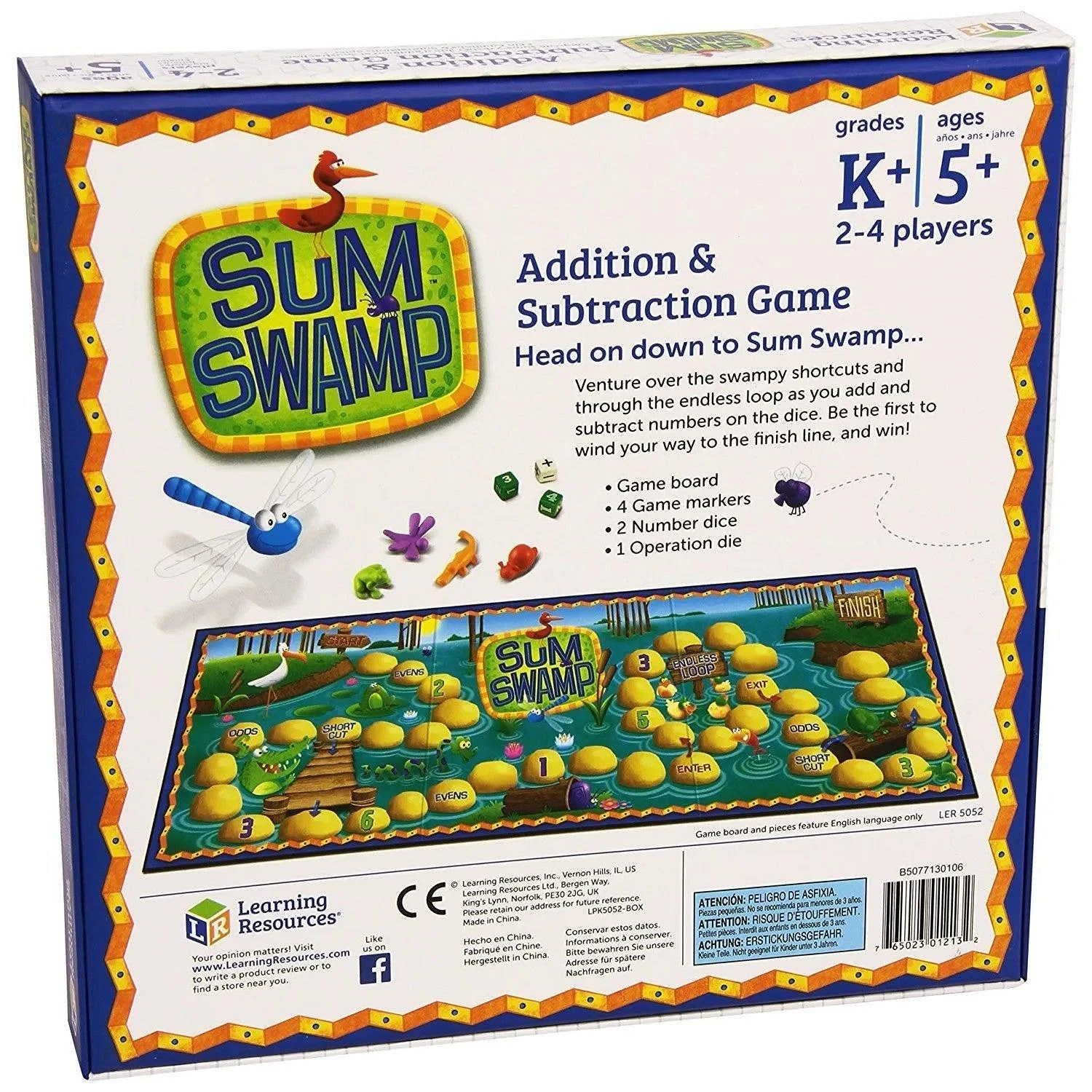 Learning Resources Sum Swamp™ Addition & Subtraction Game 5 Learning Resources Sum Swamp™ Addition & Subtraction Game - Image 3