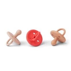 Liewood Paula Pacifier 3-Pack - Apple Red Multi Mix