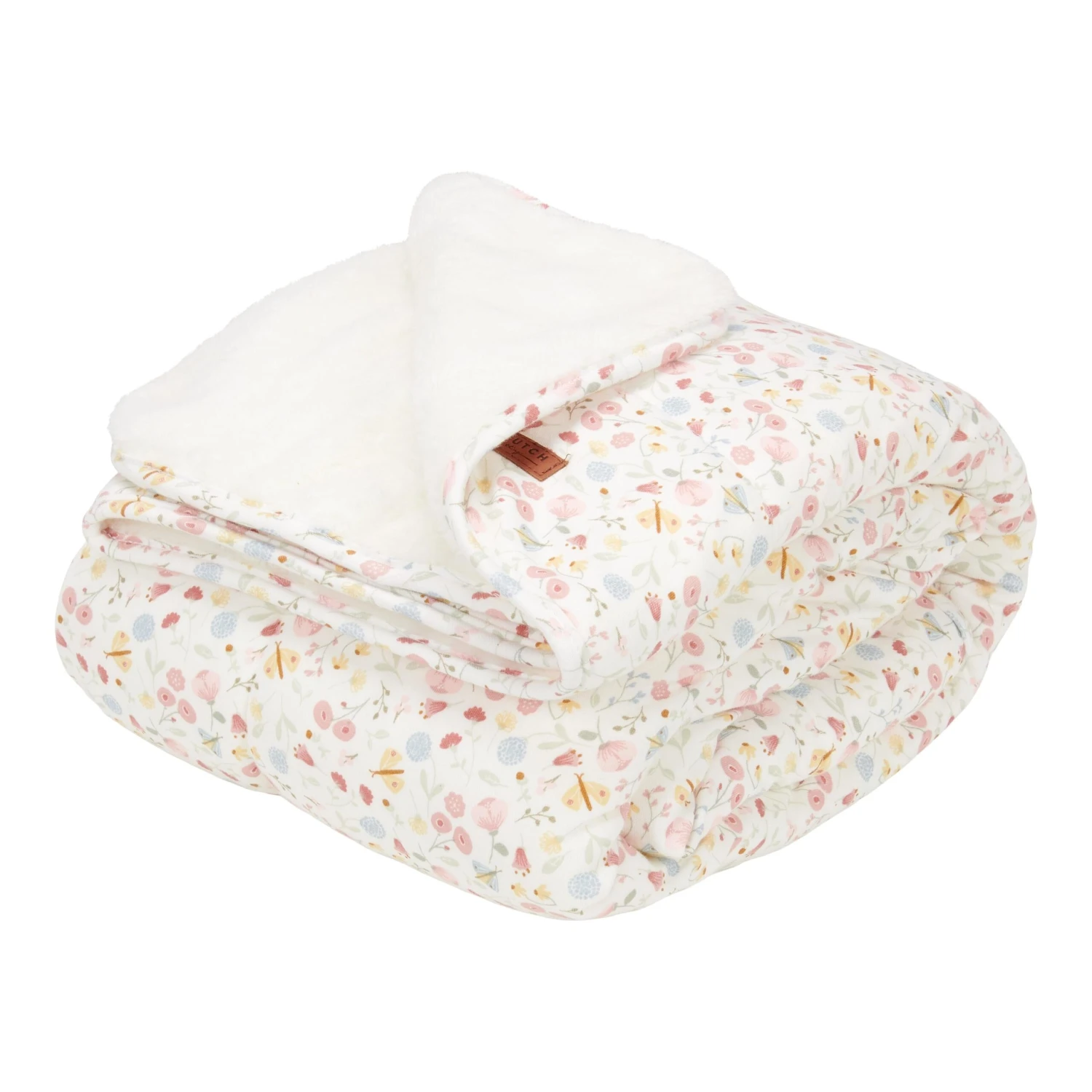 Little Dutch Bassinet Blanket - Flowers & Butterflies 3 Little Dutch Bassinet Blanket - Flowers & Butterflies