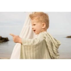 Little Dutch Beach Poncho - Green -Little Dutch Store Little Dutch Beach Poncho Green Towels 3