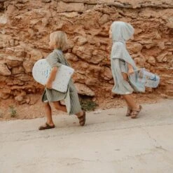 Little Dutch Beach Poncho - Olive -Little Dutch Store Little Dutch Beach Poncho Olive Towelling Ponchos 5