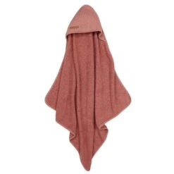 Little Dutch Hooded Towel Pure Pink Blush -Little Dutch Store Little Dutch Hooded Towel Pure Pink Blush 2