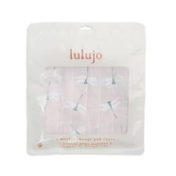 Lulujo - Changing Mat/Crib Sheet - Dragonfly -Little Dutch Store Lulujo Lulujo Changing MatCrib Sheet Dragonfly 2