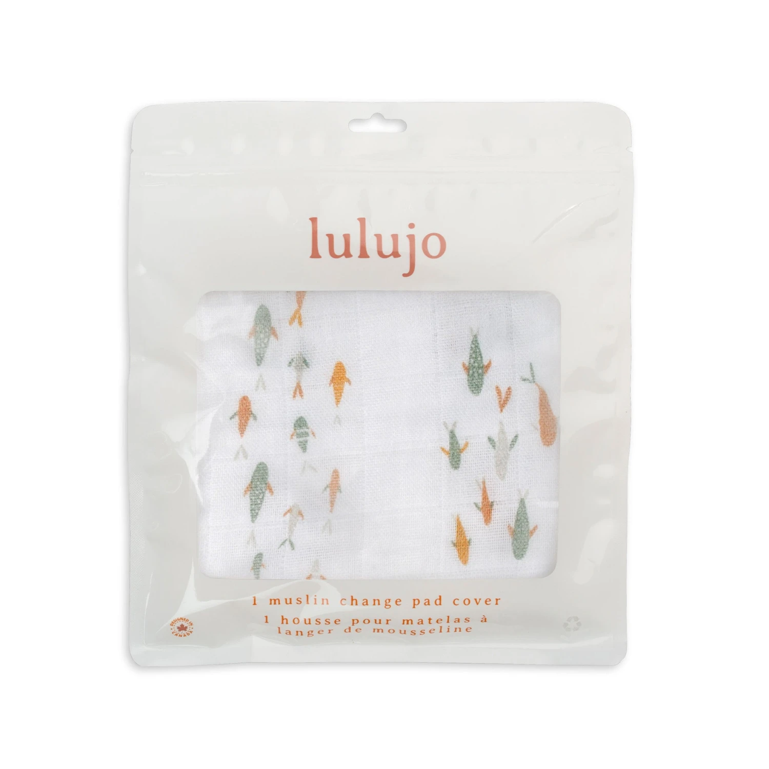 Lulujo - Changing Mat/Crib Sheet - Fish 4 Lulujo - Changing Mat/Crib Sheet - Fish - Image 2