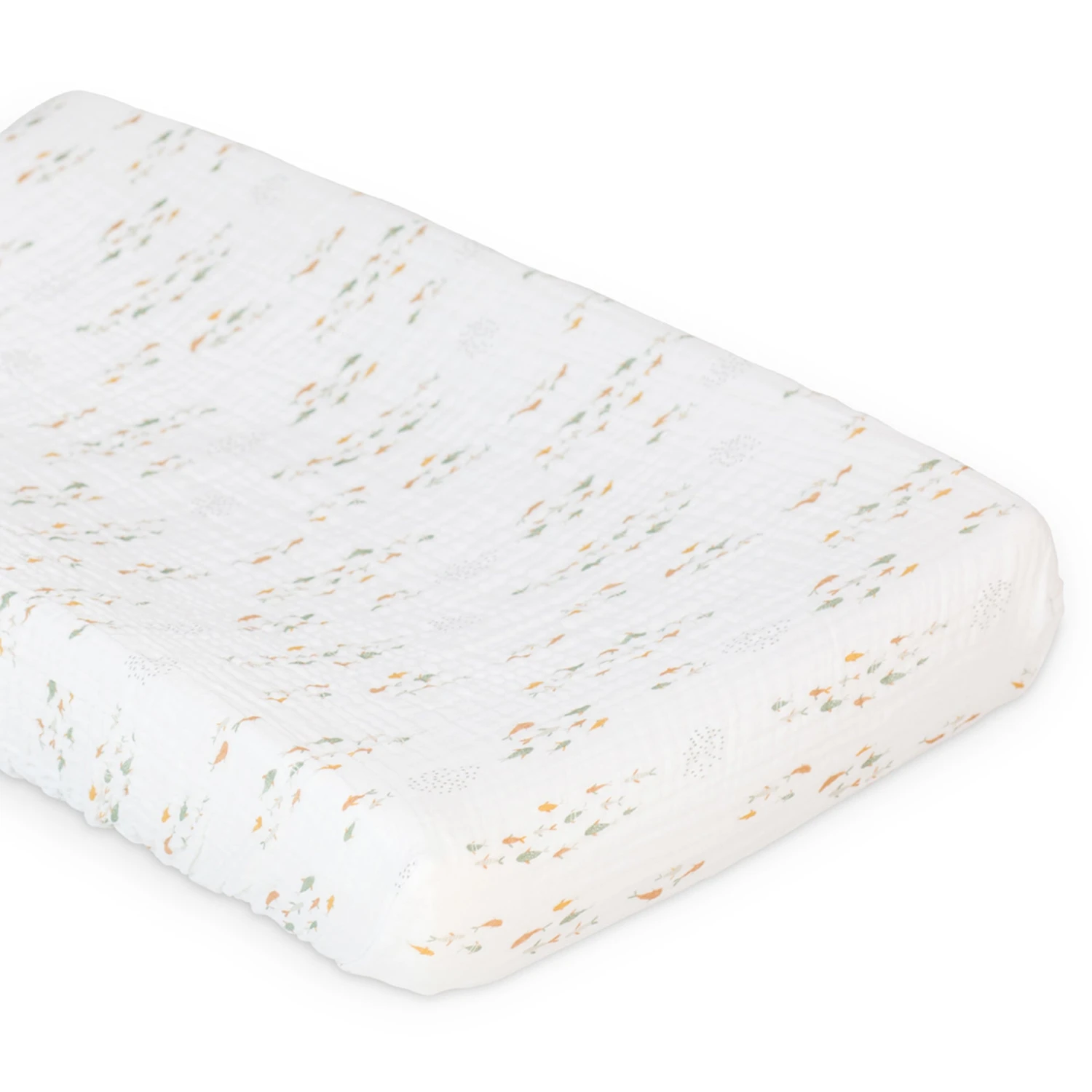 Lulujo - Changing Mat/Crib Sheet - Fish 3 Lulujo - Changing Mat/Crib Sheet - Fish