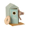Maileg Little Brother Beach Mouse In Cabin De Plage (Beach House) -Little Dutch Store Maileg Little Brother Beach Mouse in Cabin de Plage Beach House Dolls Playsets Toy Figures