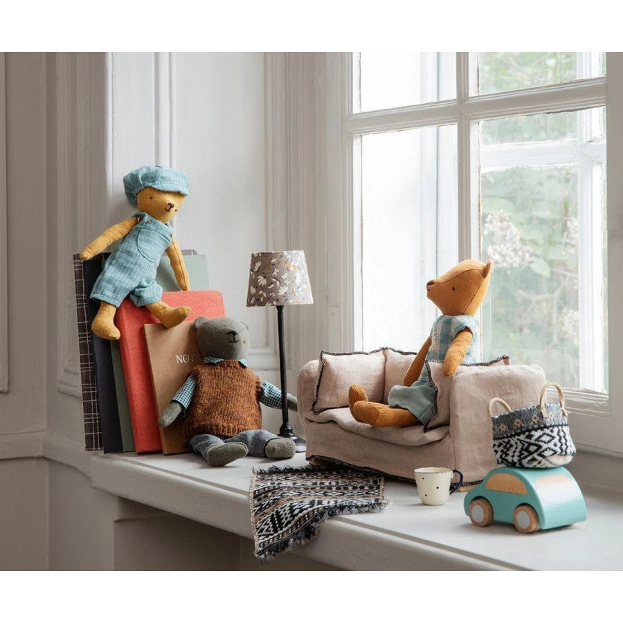 Maileg Miniature Floor Lamp - Dark Mint 4 Maileg Miniature Floor Lamp - Dark Mint - Image 2