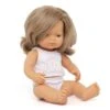 Miniland Caucasian Girl Doll 38cm - Dark Blonde -Little Dutch Store Miniland Miniland Caucasian Girl Doll 38cm Dark Blonde Dolls