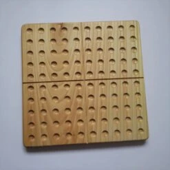 Natural Wood Hundred Math Board By Oyuncak House