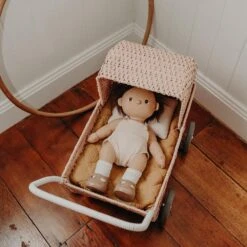 Cotton Strolley Bedding Set - Mustard 15 Cotton Strolley Bedding Set - Mustard -Little Dutch Store Olli Ella Cotton Strolley Bedding Set Mustard 4