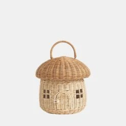 Rattan Mushroom Basket - Natural 21 Rattan Mushroom Basket - Natural -Little Dutch Store Olli Ella DNA yet Rattan Mushroom Basket Natural 10