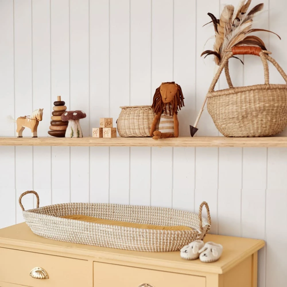 Luxe Organic Cotton Liner Insert - Mustard 4 Luxe Organic Cotton Liner Insert - Mustard - Image 2