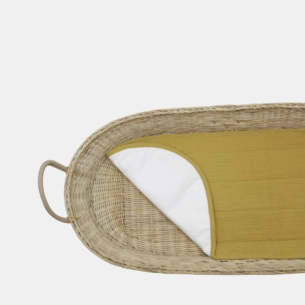 Luxe Organic Cotton Liner Insert - Mustard 5 Luxe Organic Cotton Liner Insert - Mustard - Image 3