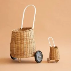 Rattan Dinkum Doll Luggy - Natural -Little Dutch Store Olli Ella Rattan Dinkum Doll Luggy Natural 5