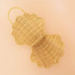 Shell Purse - Straw -Little Dutch Store Olli Ella Shell Purse Straw 5
