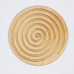 Wooden Spiral Tracing Sensory Board By Oyuncak House