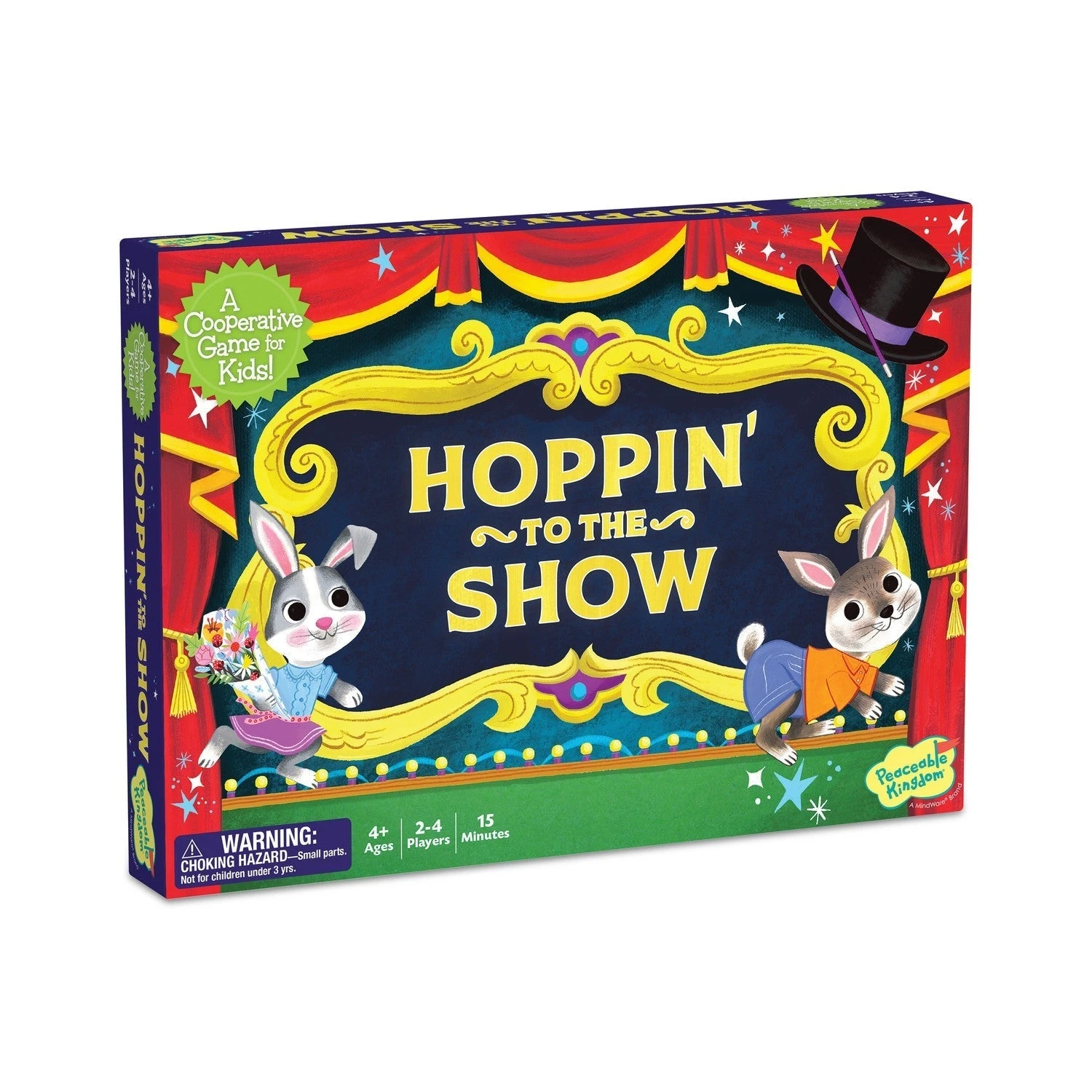 Hoppin' To The Show Game Co-Operative Game By Peaceable Kingdom 3 Hoppin' To The Show Game Co-Operative Game By Peaceable Kingdom