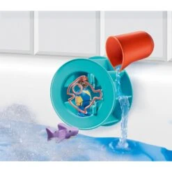 Playmobil 1.2.3 AQUA Water Wheel With Baby Shark -Little Dutch Store Playmobil 1 2 3 AQUA Water Wheel with Baby Shark Toy Playsets 2