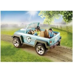 Playmobil Country Pony Farm Car With Pony Trailer -Little Dutch Store Playmobil Country Pony Farm Car with Pony Trailer Toy Playsets 2