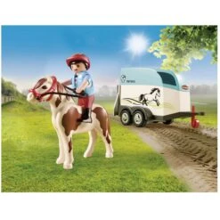 Playmobil Country Pony Farm Car With Pony Trailer -Little Dutch Store Playmobil Country Pony Farm Car with Pony Trailer Toy Playsets 3