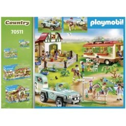 Playmobil Country Pony Farm Car With Pony Trailer -Little Dutch Store Playmobil Country Pony Farm Car with Pony Trailer Toy Playsets 5